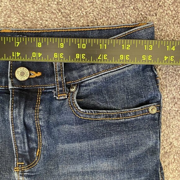 Old Navy Kids Karate Jeans Size 12 Regular Blue Stretch Expandable Waist EUC - Picture 8 of 13